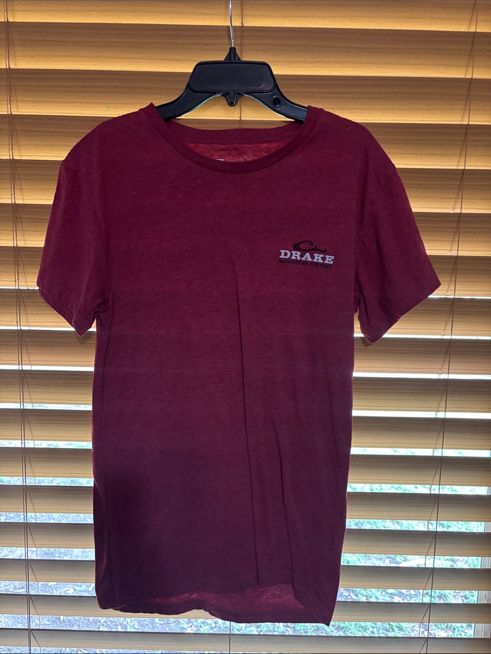 Drake Wine Short-Sleeve Men's Tee with Chest Logo